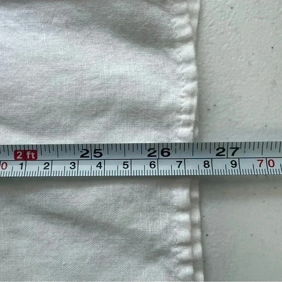 New York & Company‎ Comfort Zone Linen Blend Beachy Hoodie Top Sz L - Picture 12 of 12